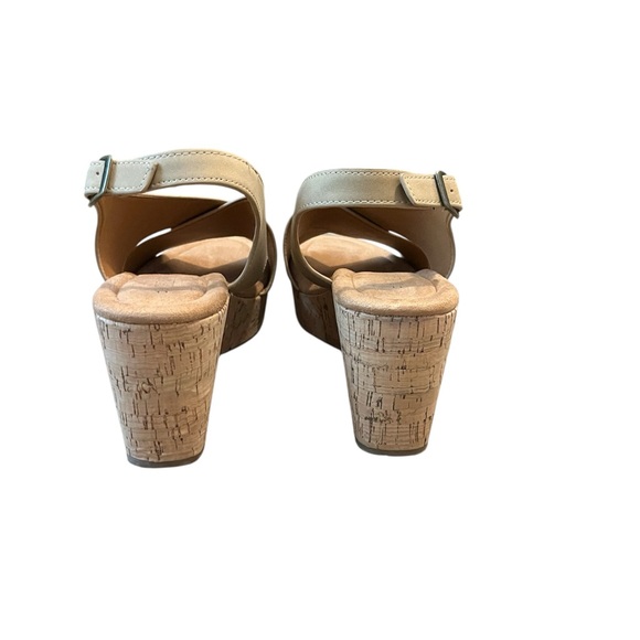 New Dream Pairs Comfort Open Toe Brown-Tan Wedges   Size: 11 - Picture 5 of 8